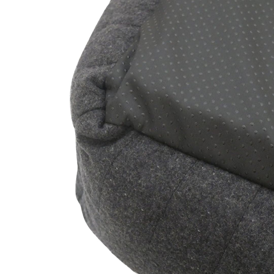 Rosewood Grey Felt with Memory Foam Square Bed