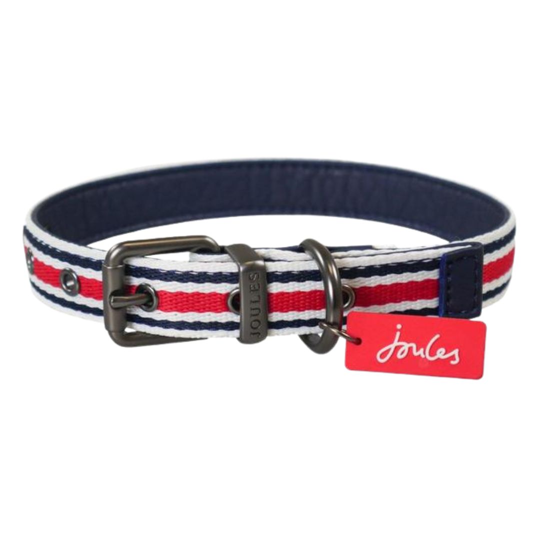 Rosewood & Joules Striped Dog Collar
