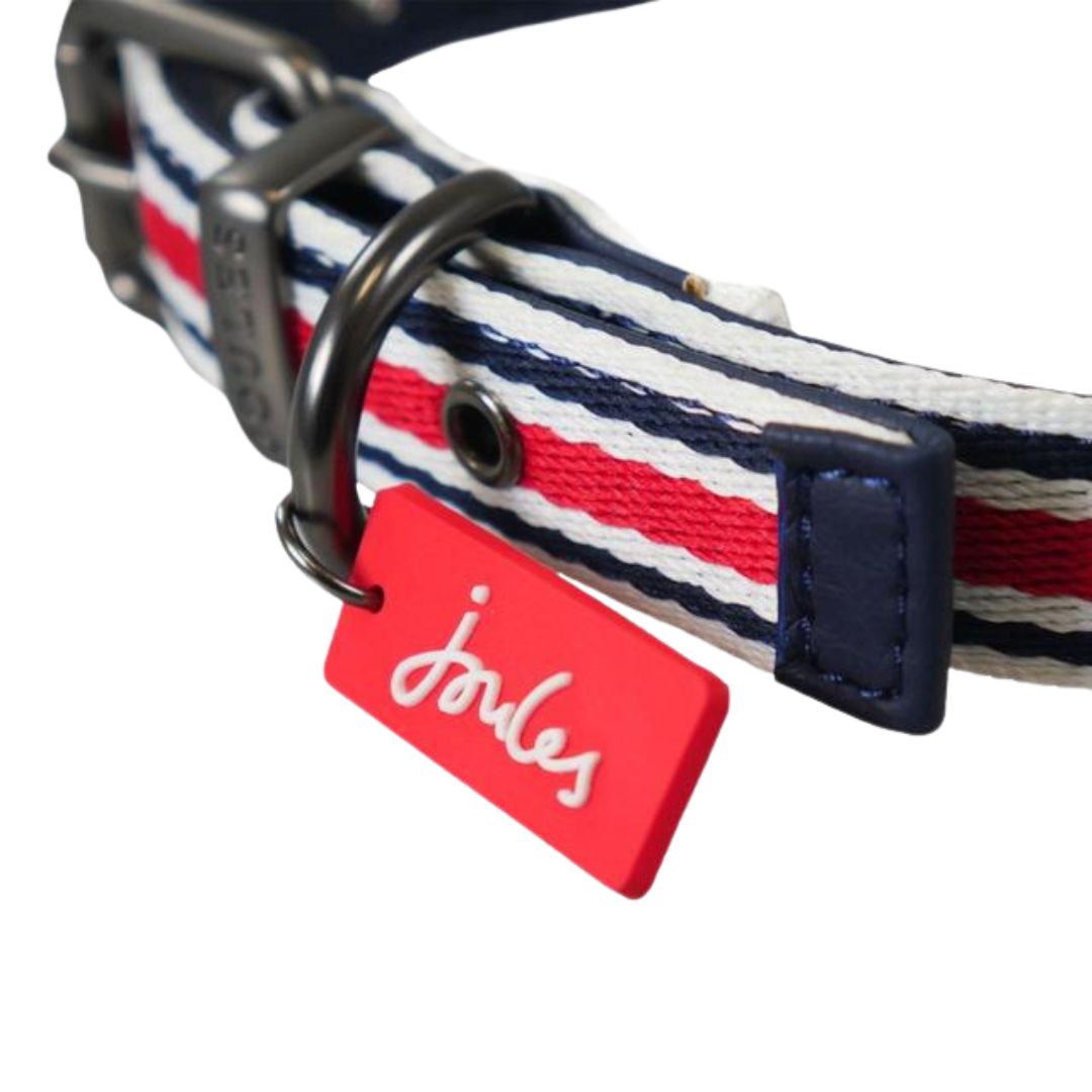 Rosewood & Joules Striped Dog Collar