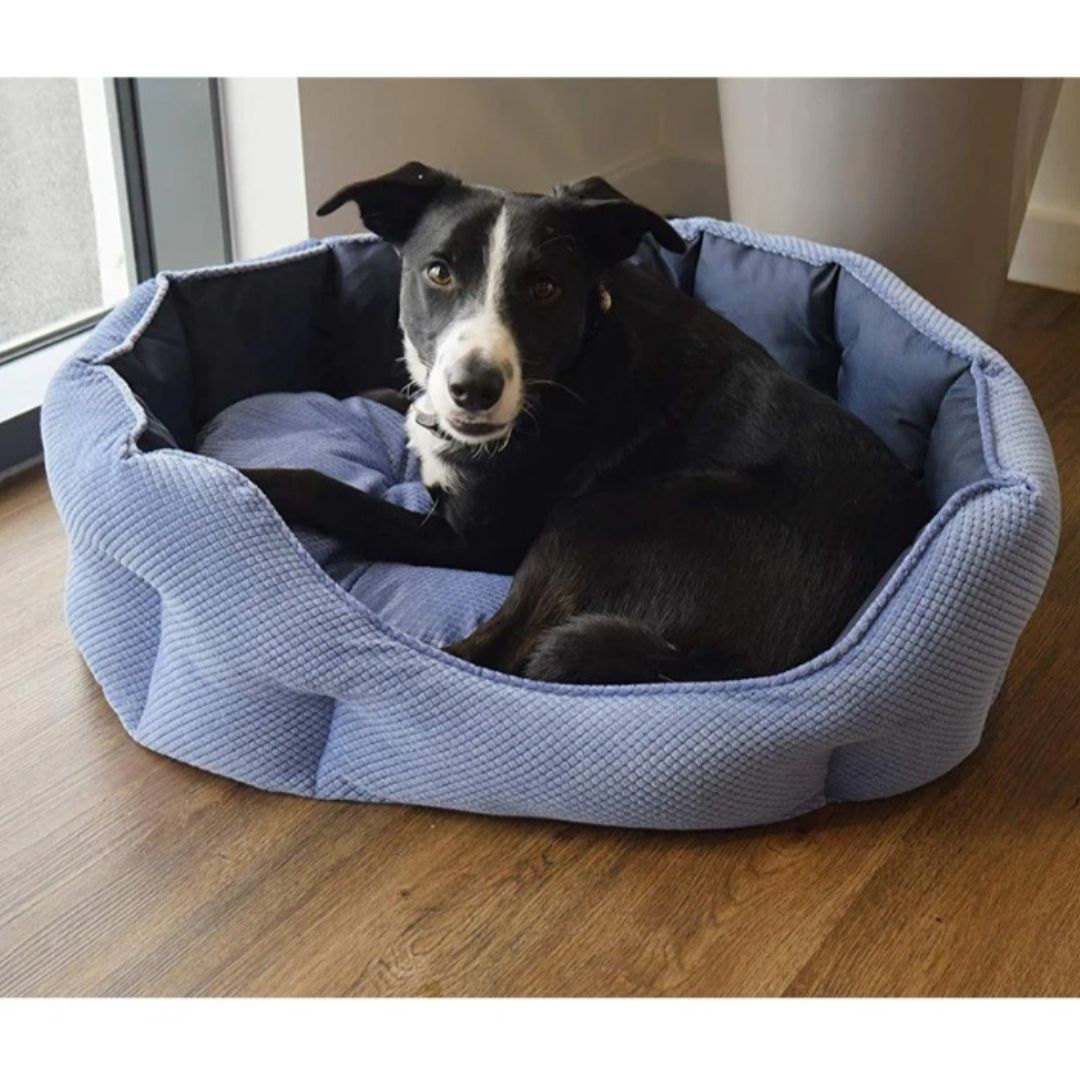 Rosewood Quilted Navy Water-Resistant Beds