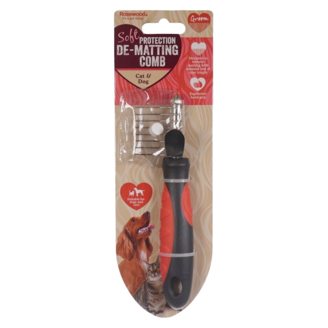 Rosewood Salon Grooming De-Matting Comb