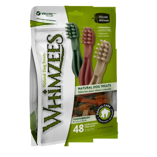 Whimzees X-Small Toothbrush Value Bag (48pc)