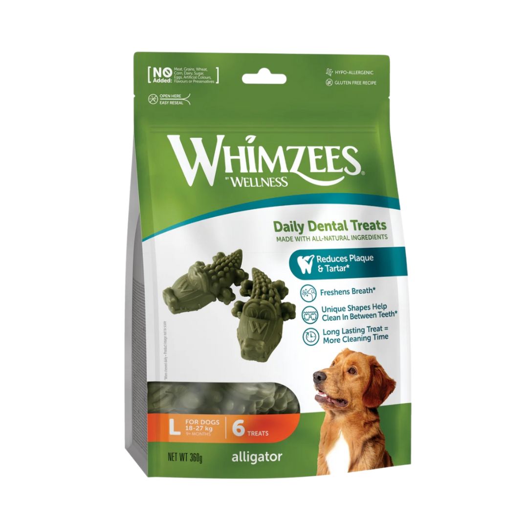 Whimzees Large Alligator Value Bag (6pc)