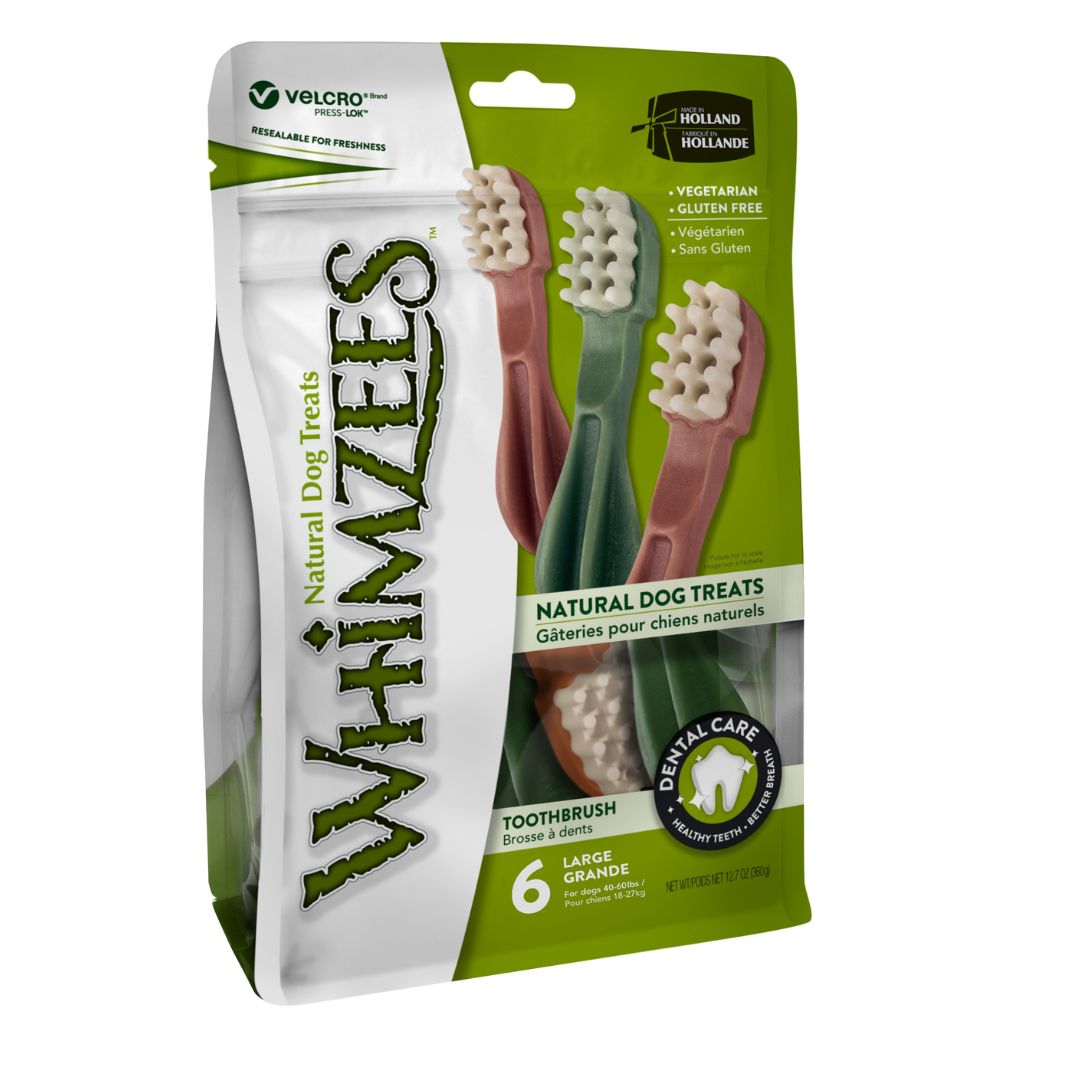 Whimzees Large Toothbrush Value Bag (6pc)