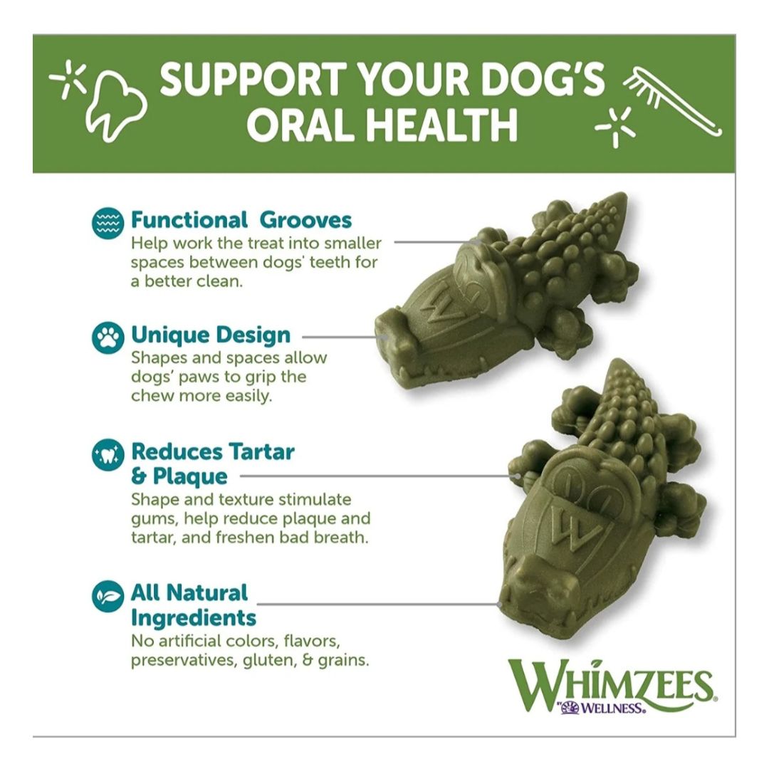 Whimzees Large Alligator Value Bag (6pc)