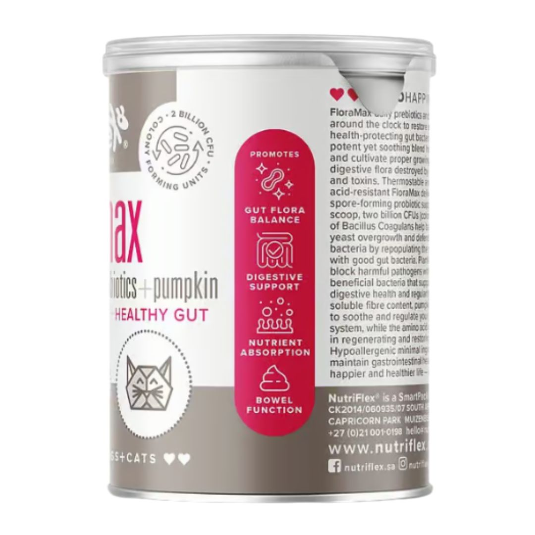 NutriFlex® FloraMax Probiotic for Dogs and Cats – Digestive Health and Gut Balance