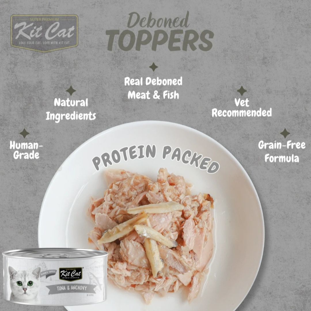 Kit Cat Deboned Toppers - Tuna Variants BUY 5 AND SAVE!