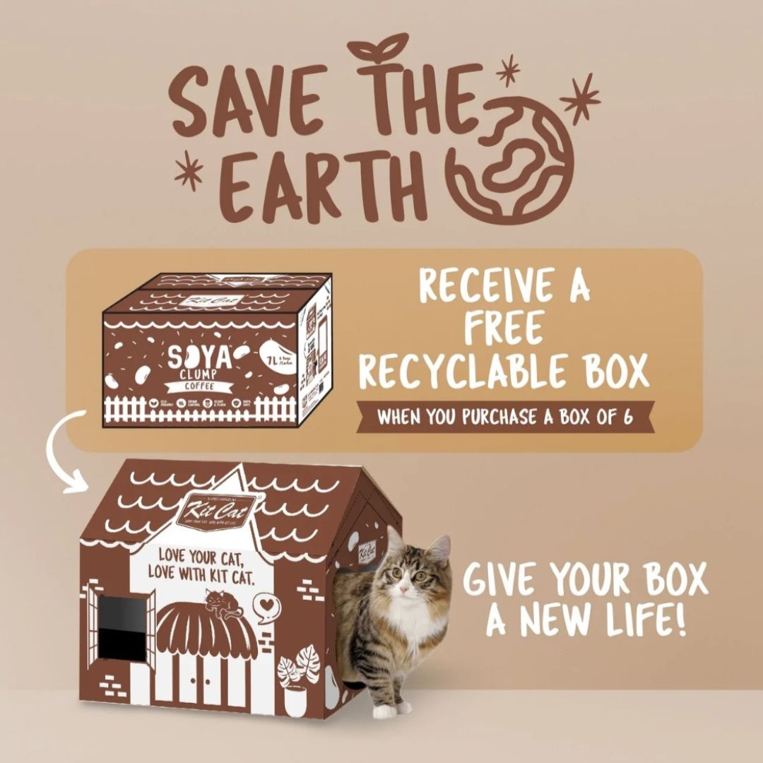 Kit Cat Soya Clump Cat Litter Bulk Deal (7L x 6)