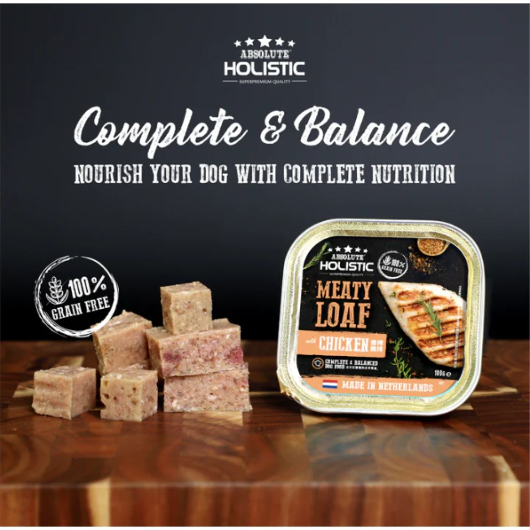 Absolute Holistic Meaty Loaf for Dogs (Bulk - 16 Trays)