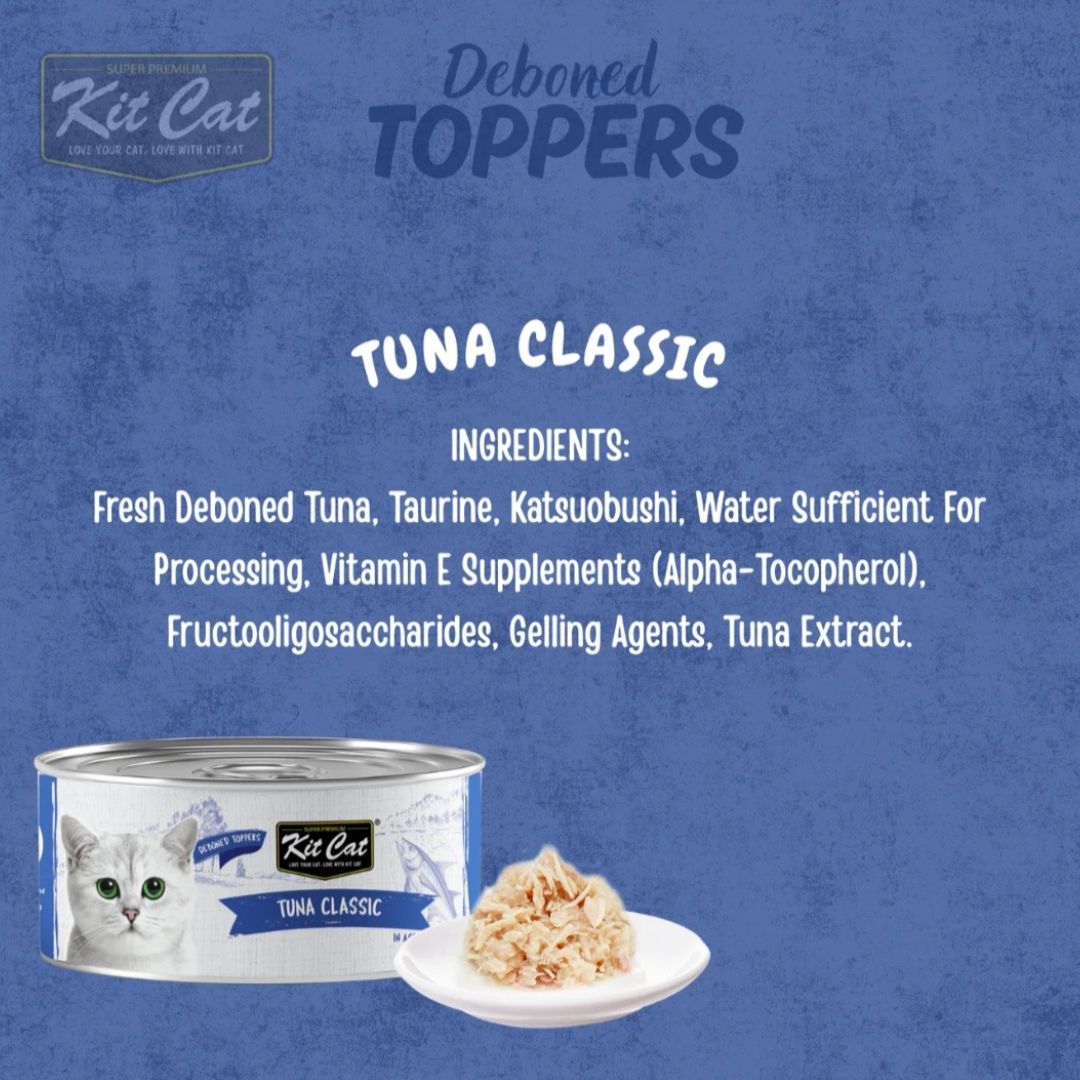 Kit Cat Deboned Toppers - Tuna Variants BUY 5 AND SAVE!