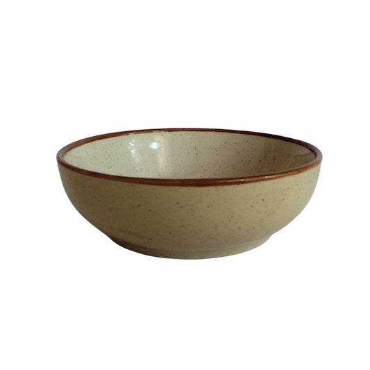 Small Animal Food & Water Bowls - Cinnamon Cream