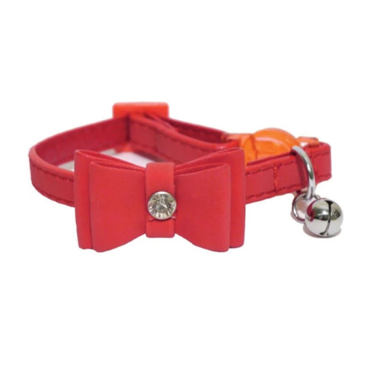 Rosewood Cat Collar Red Bow Tie