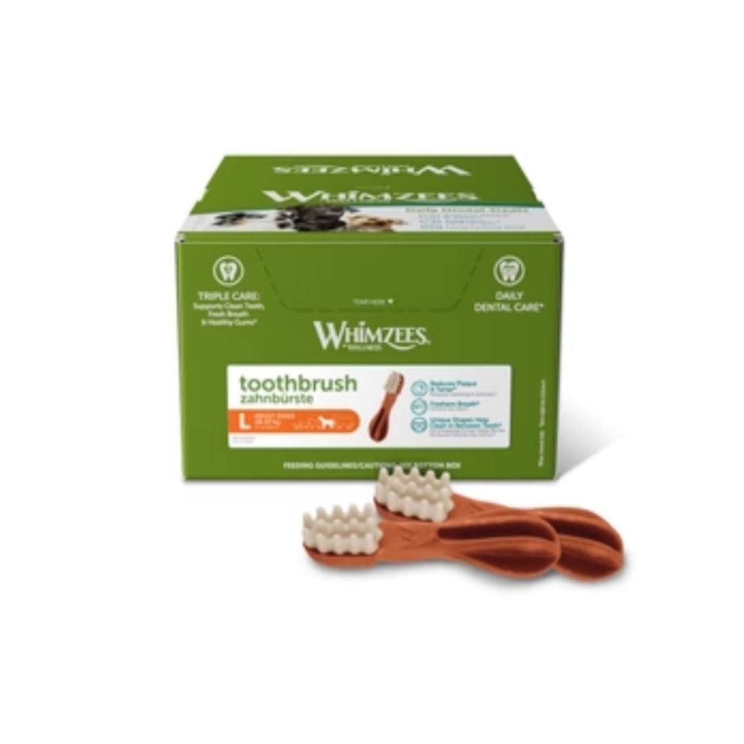 Whimzees Toothbrush Large 30pcs Assortment/Display Box