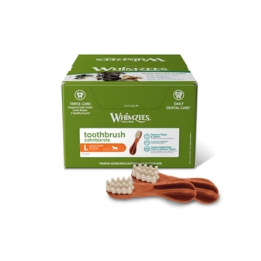Whimzees Toothbrush Large 30pcs Assortment/Display Box