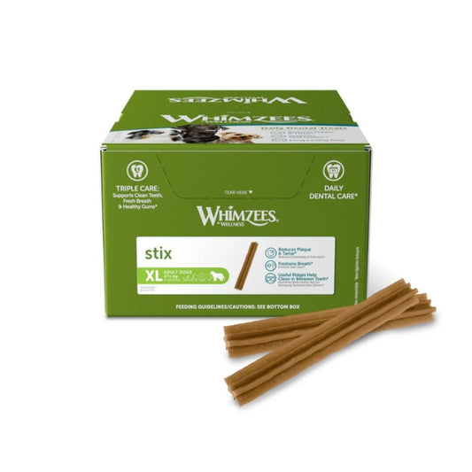 Whimzees Stix X-Large 30pcs Assortment/Display Box