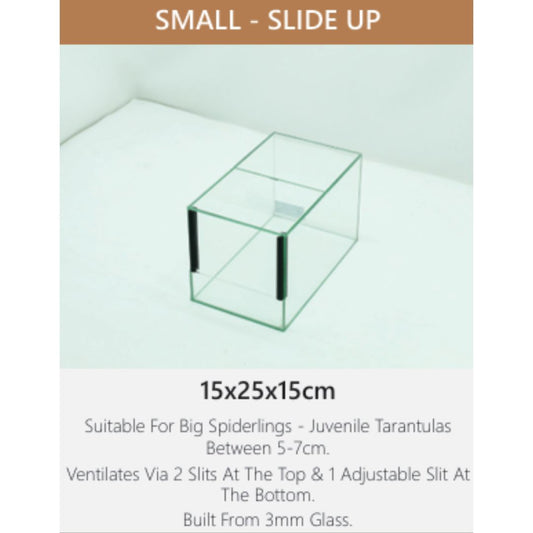 Small Slide-Up Glass Terranium