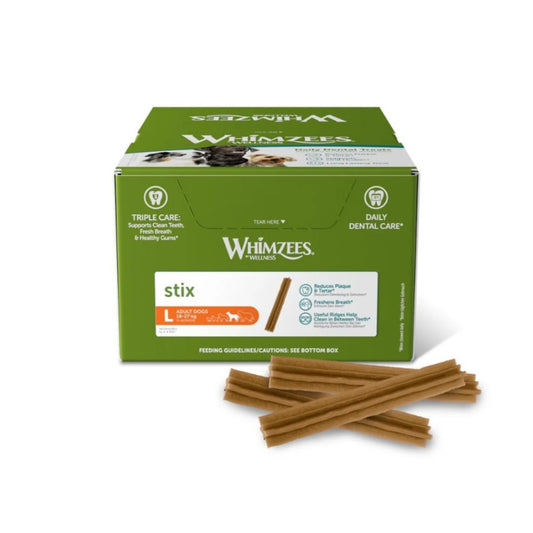 Whimzees Stix Large 50pcs Assortment/Display Box