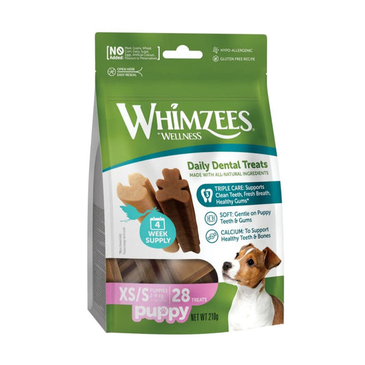 Whimzees X-Small/Small Puppy Value Bag (28pc)