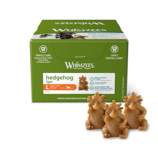 Whimzees Hedgehog Large Display Box (30pc)