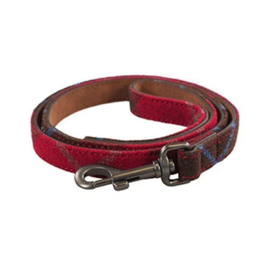 Rosewood & Joules - Heritage Tweed Leather Lead