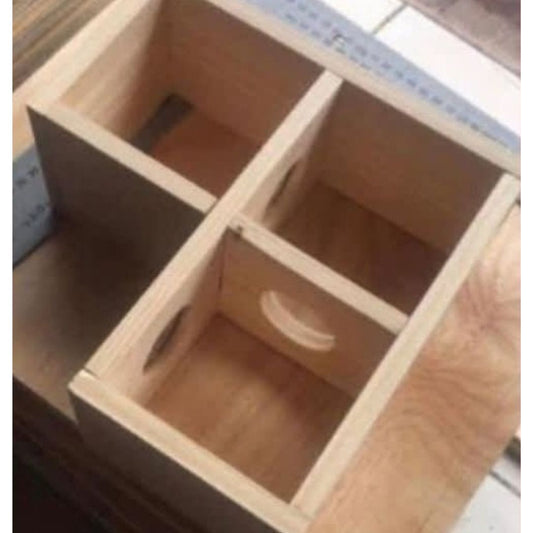 L-Shaped 3-Chamber Hide for Hamsters & Rats