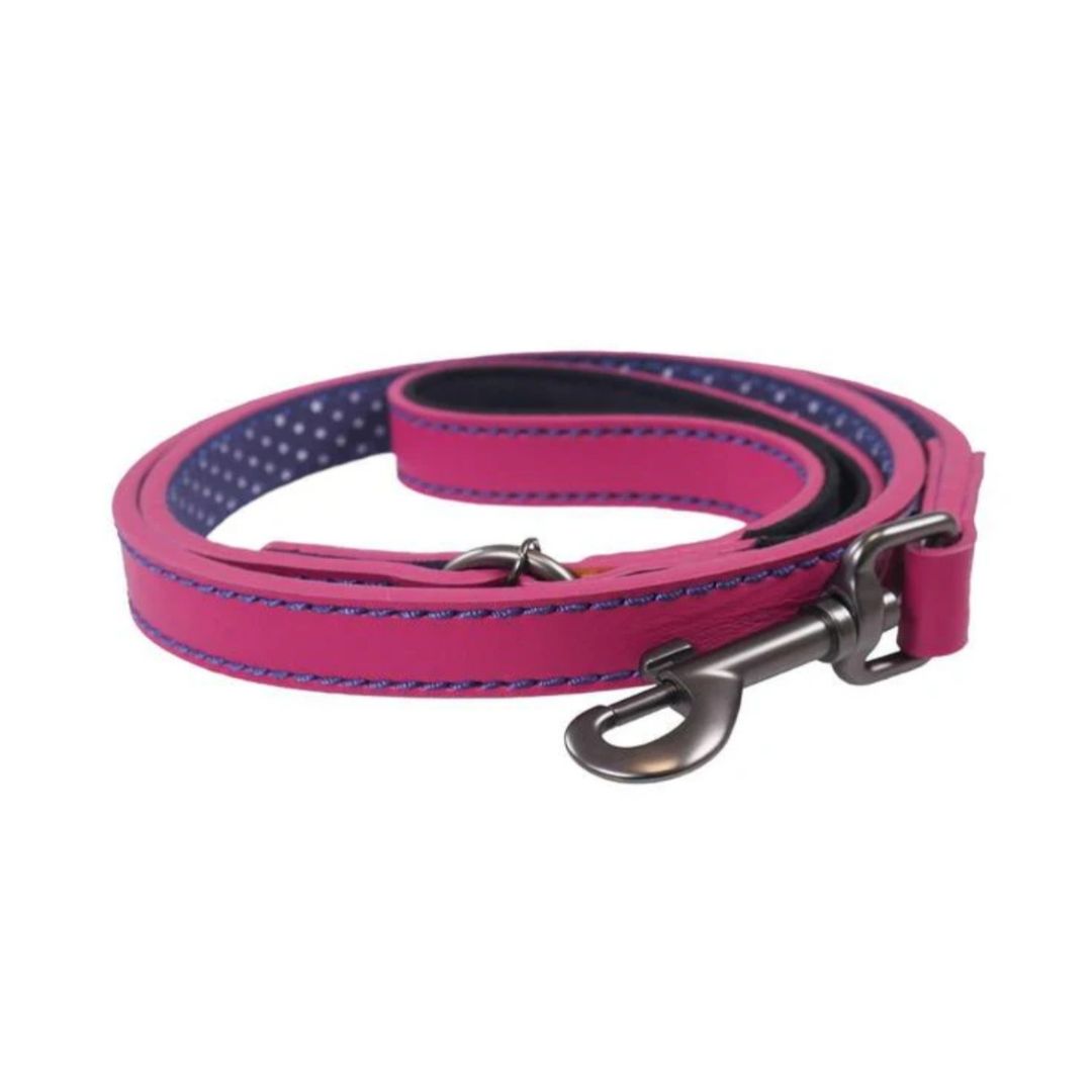 Rosewood & Joules - Pink Leather Lead