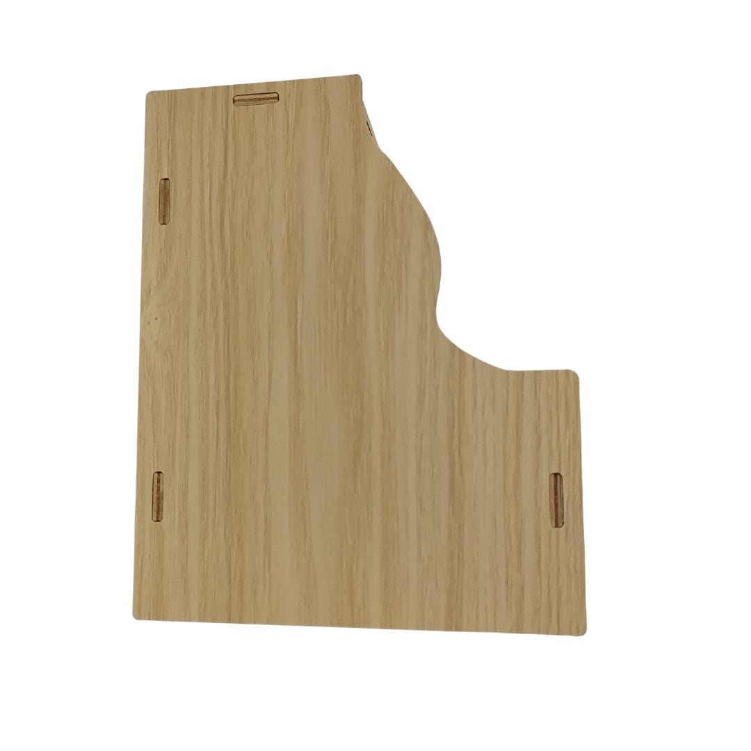 Wooden 3-Chamber Hamster Hide – Natural Burrow-Style Hideout