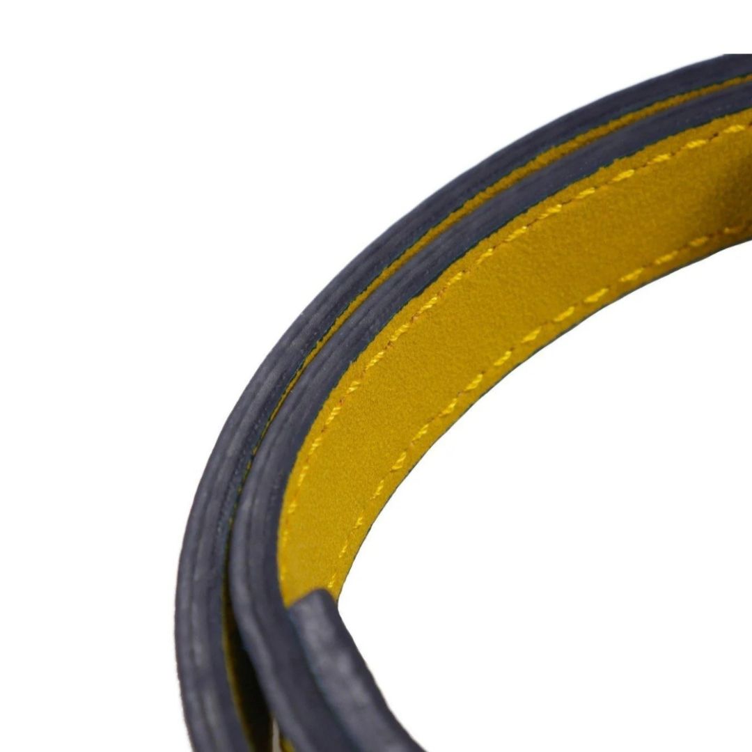 Rosewood & Joules - Navy Leather Lead