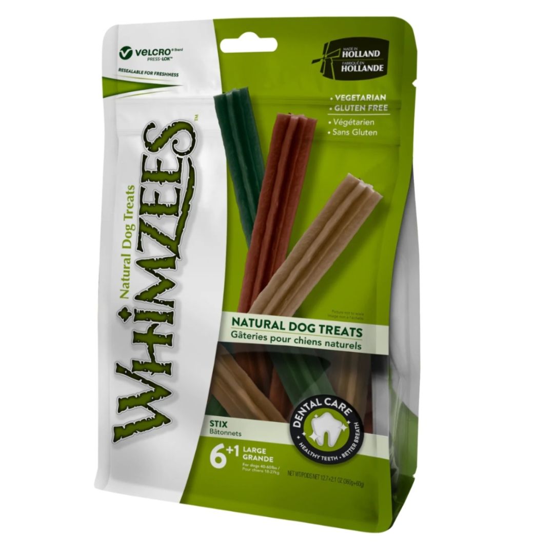 Whimzees Stix Large 7pc Assortment/Value Bag
