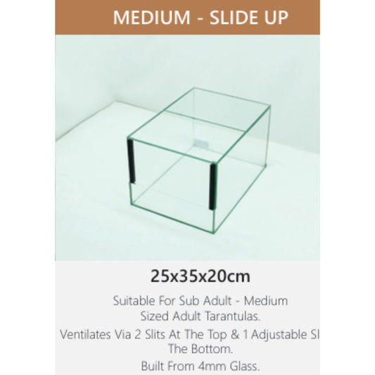 Medium Slide-Up Glass Terranium