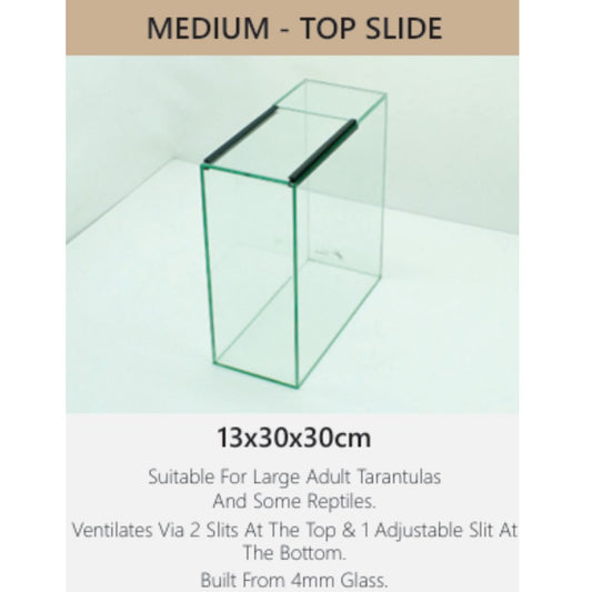 Medium Top Slide Glass Terranium
