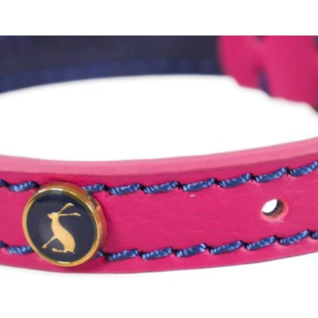 Rosewood & Joules - Pink Leather Collars