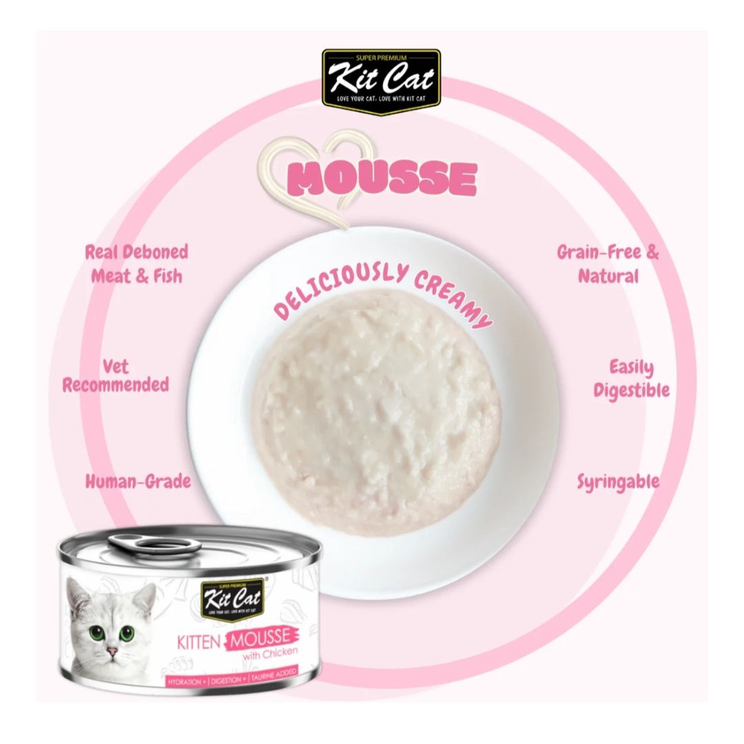 Kit Cat Mousse Series Bulk Deal (80g x 24 tins)