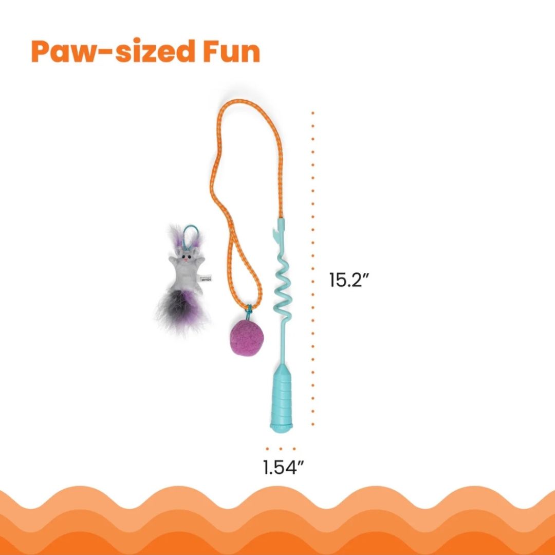 Cat-Apult Spring Wand