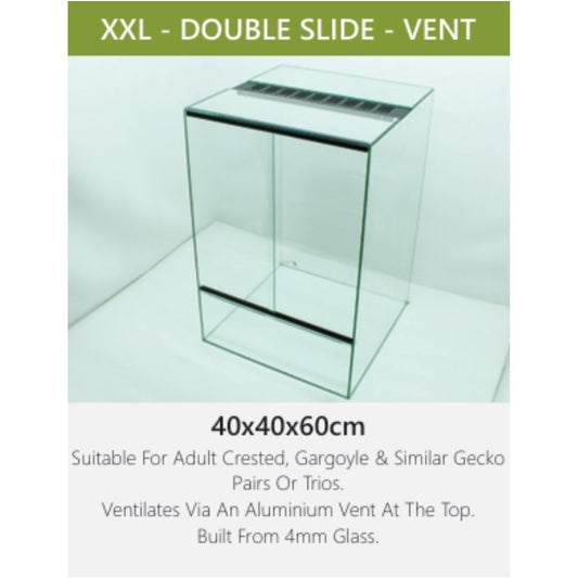XX-Large Double Slide Glass Terranium