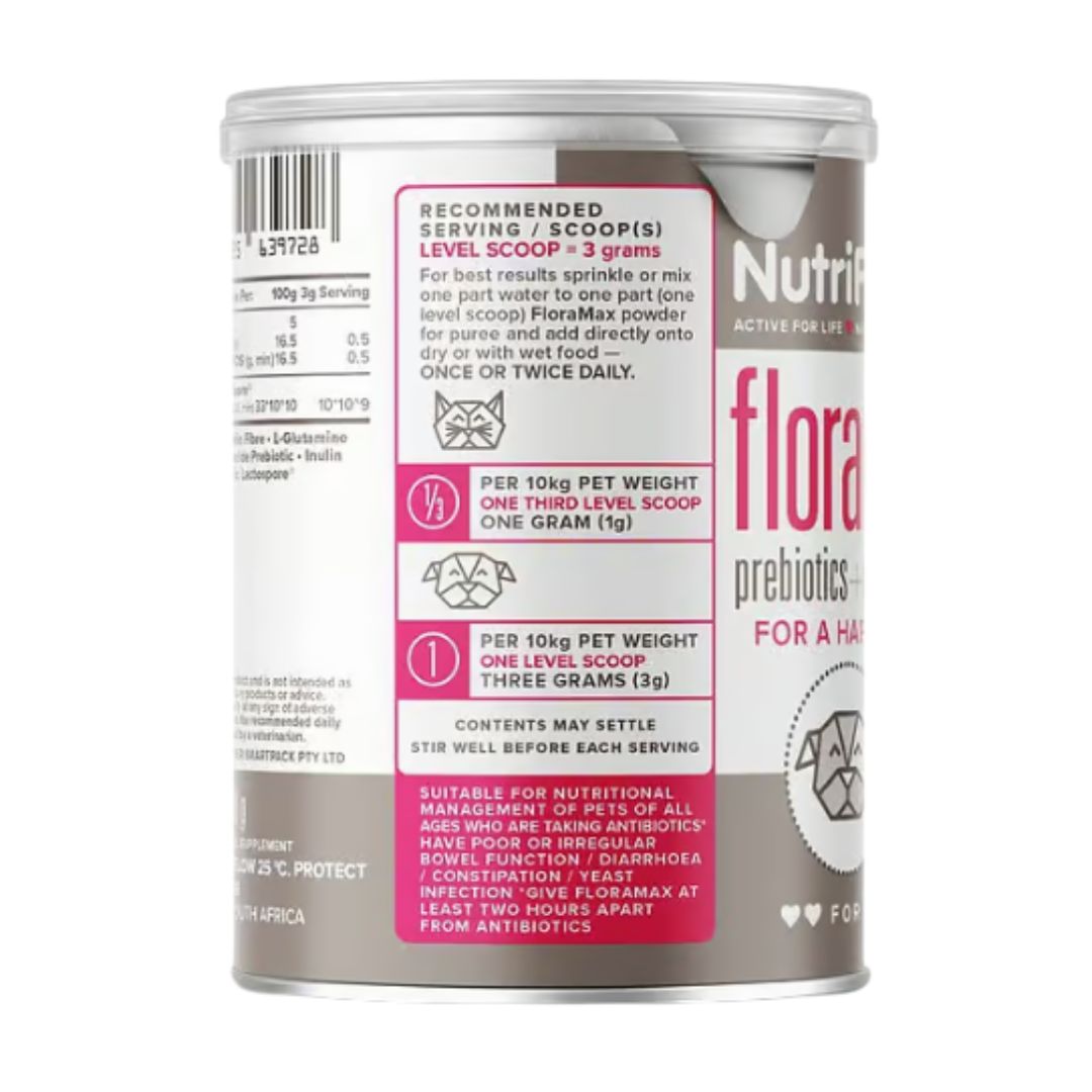 NutriFlex® FloraMax Probiotic for Dogs and Cats – Digestive Health and Gut Balance