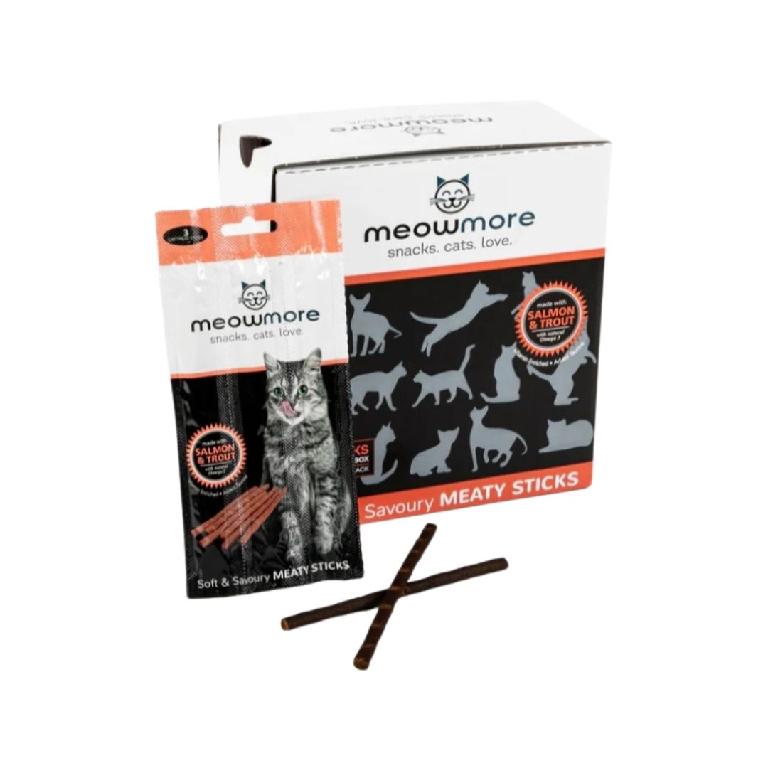 MeowMore Cat Treat Sticks Bulk Deal (35 x 15g)