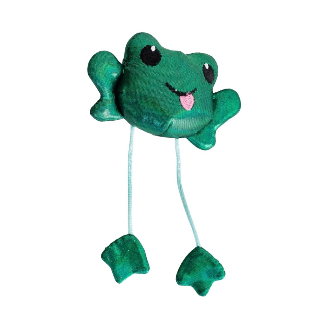 Petstages Toss 'n Dangle Frog
