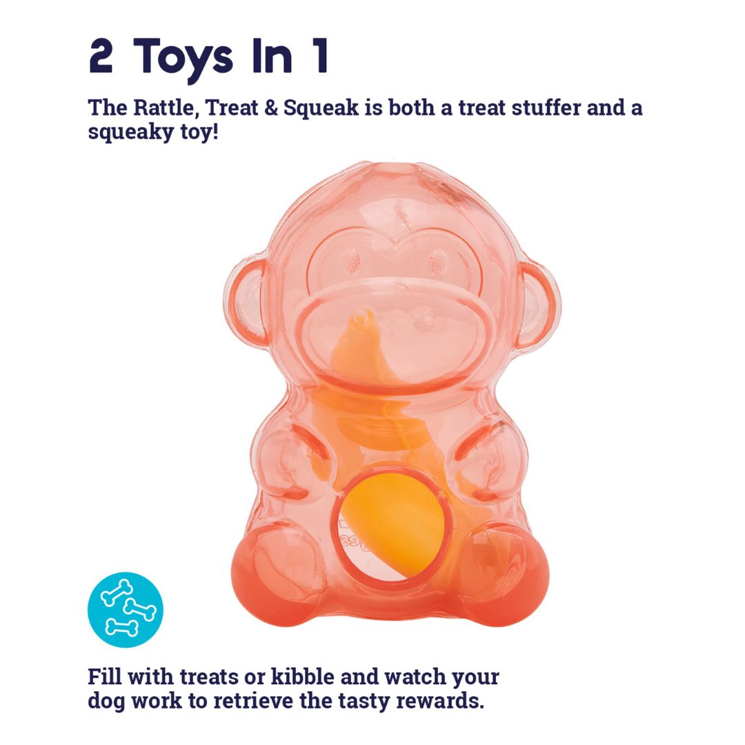 Petstages Rattle 'n Squeak Monkey