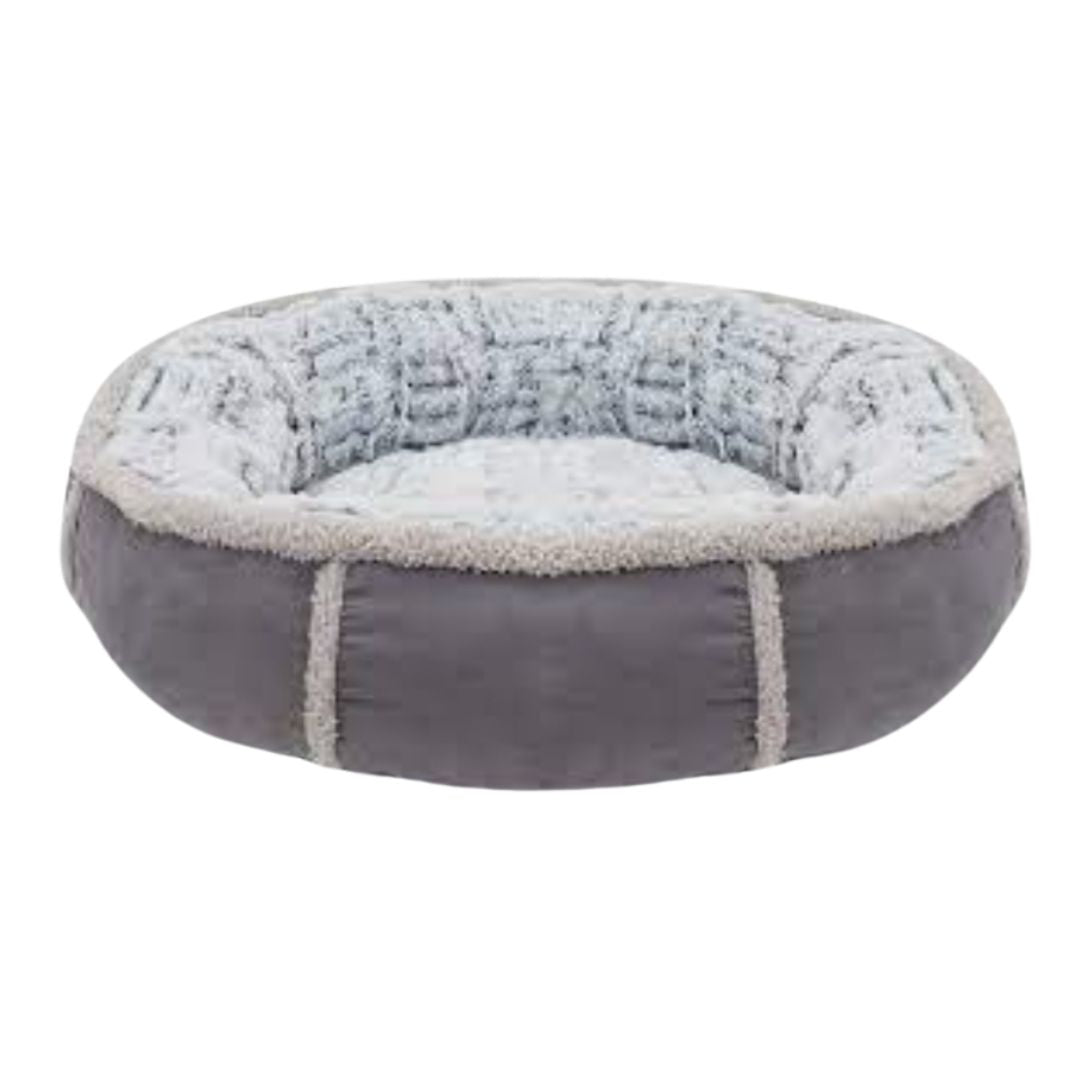 Rosewood Deep Plush Grey Donut