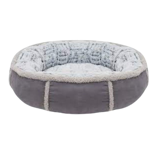 Rosewood Deep Plush Grey Donut
