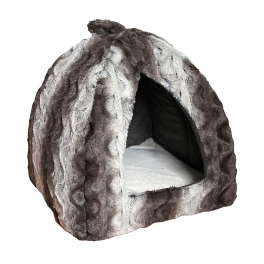 Rosewood Grey Cream Snuggle Plush Pyramid (40cm)