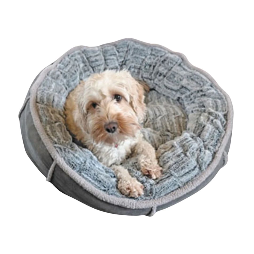 Rosewood Deep Plush Grey Donut