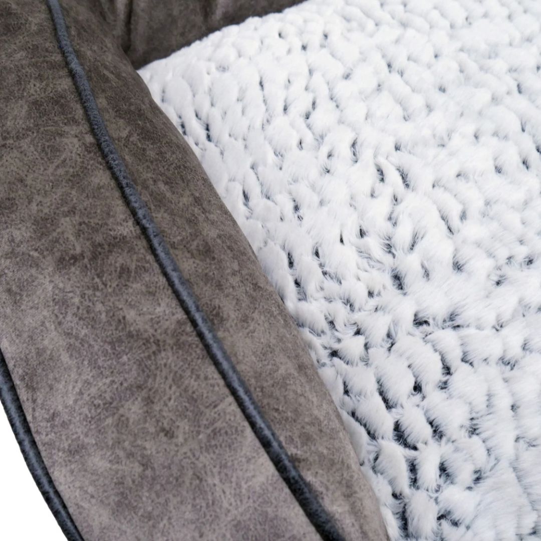 Rosewood Medium Luxury Fleece Lined Plush Sofa (74cm)