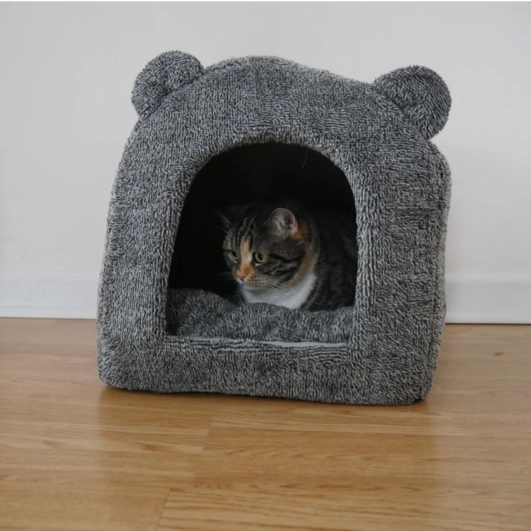 Rosewood Teddy Bear Cat Bed (38cm x 38cm)