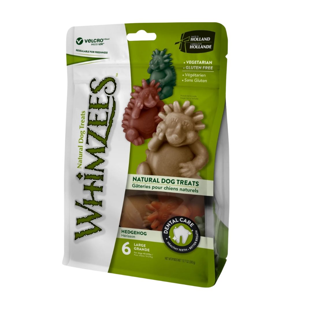 Whimzees Large Hedgehog Value Bag (6pc)