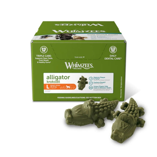 Whimzees Large Alligator Display Box (30pc)