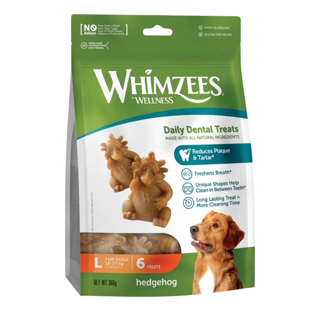 Whimzees Large Hedgehog Value Bag (6pc)
