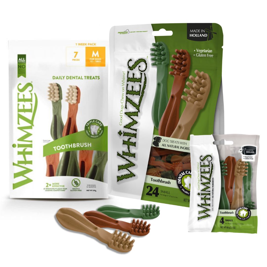 Whimzees Small Toothbrush Weekly Value Bag (14pc)